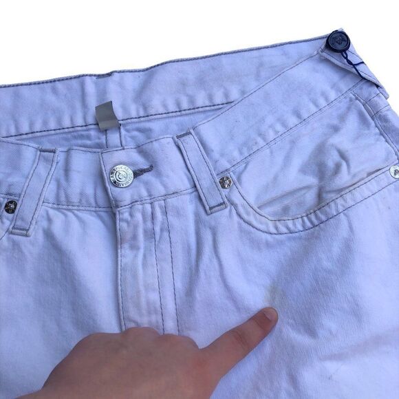 True Religion Jeans Size 36 STRAIGHT White - Picture 11 of 12